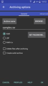 RAR Android