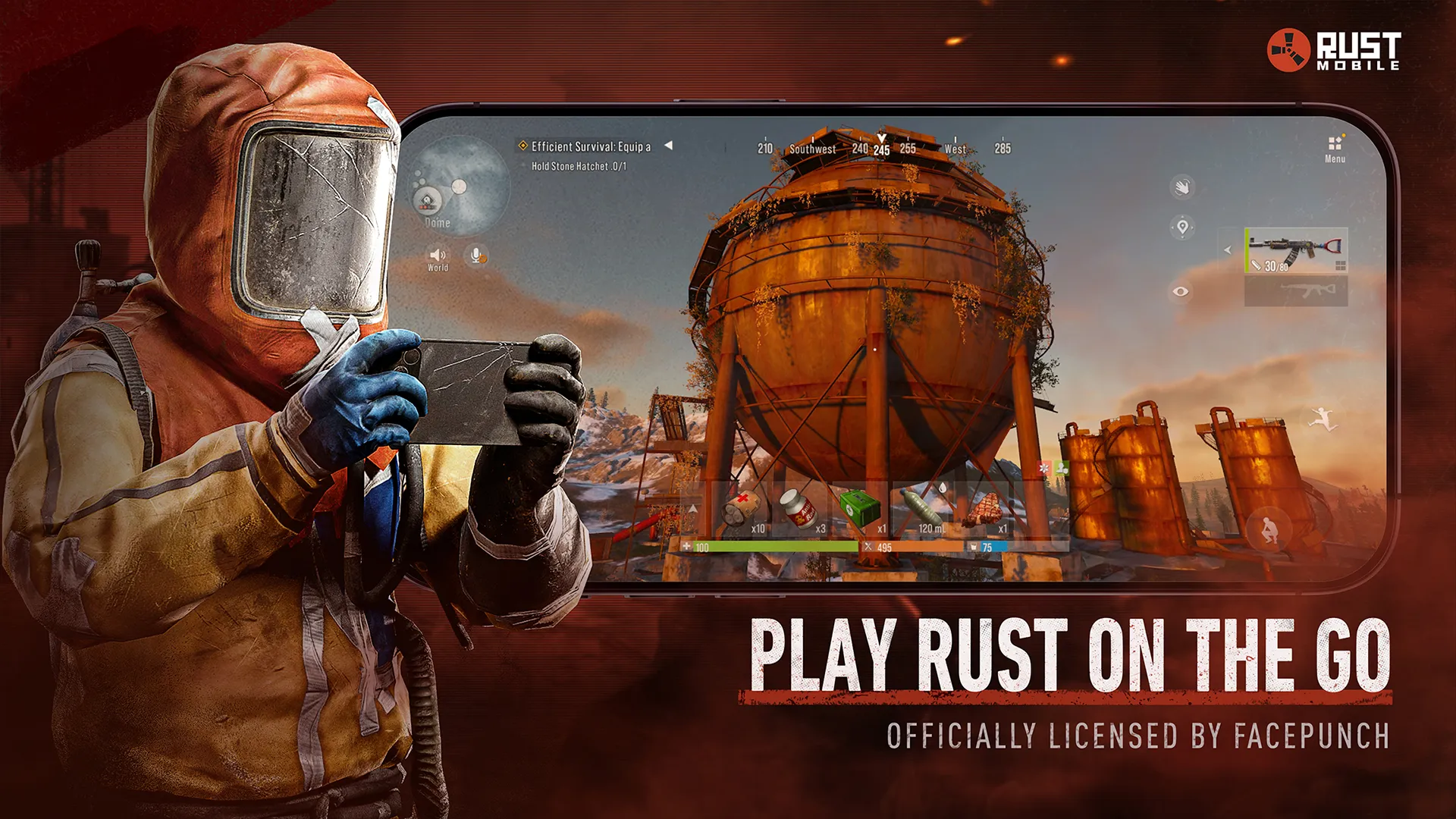 دانلود بازی بقا راست اندروید Rust Mobile