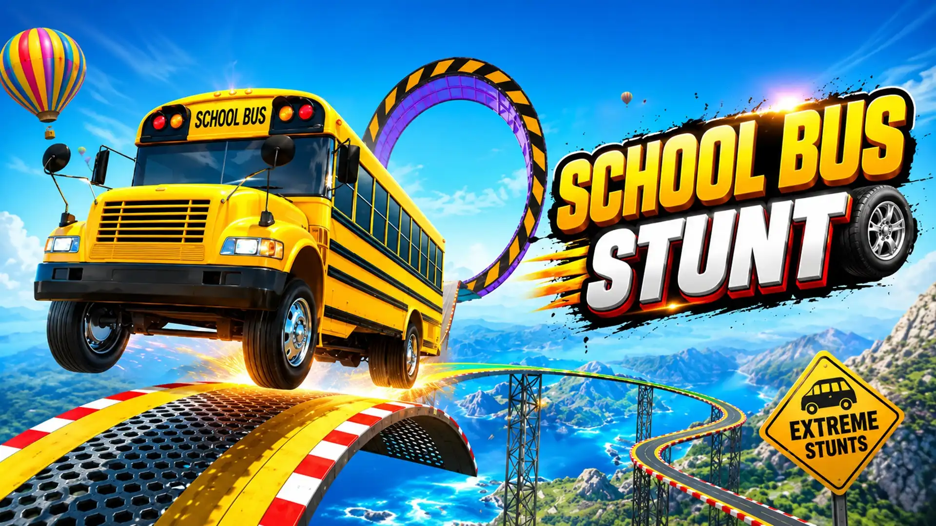 School Bus Stunt - Action Game