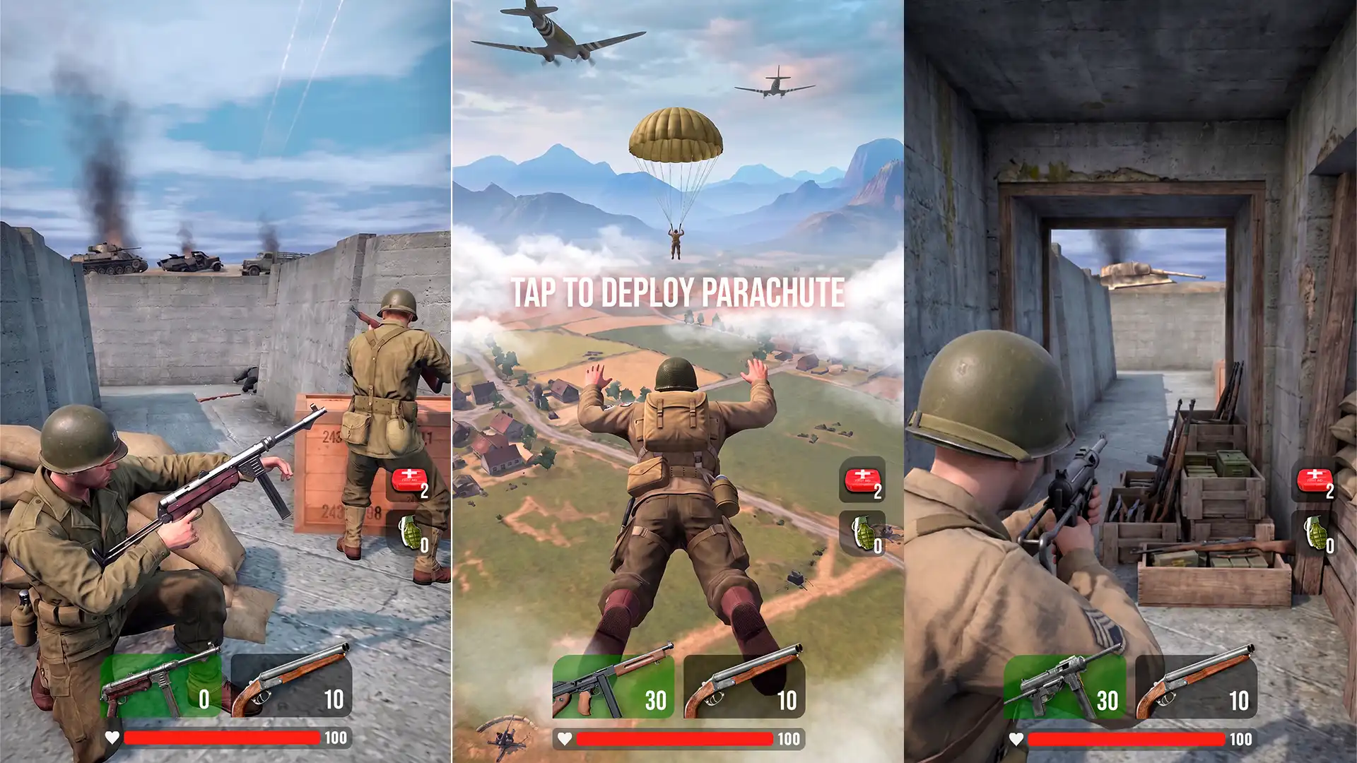 Shoot Out WW2: Gun Shooting