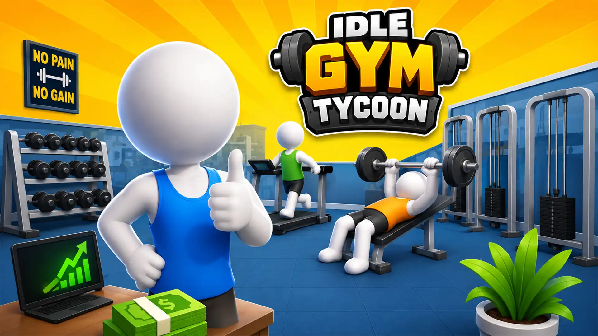بازی اندروید My Gym Manager: Idle Tycoon